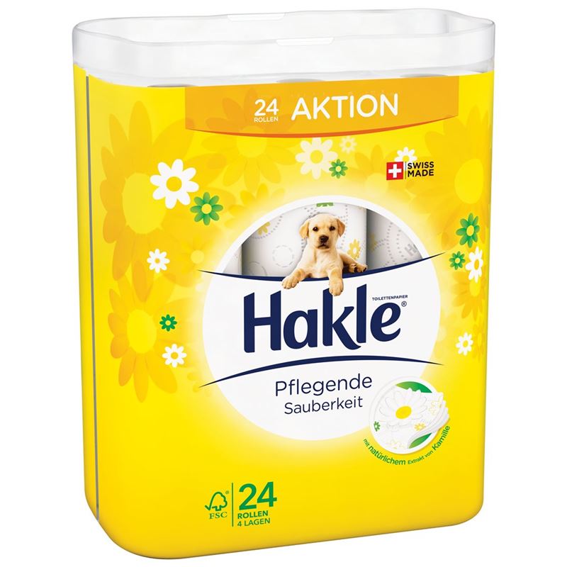 HAKLE Pflegende Sauberkeit FSC 24 Stk