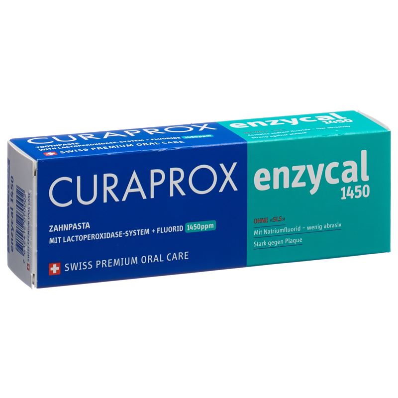 CURAPROX Enzycal 1450 Zahnpasta D/F/E 75 ml