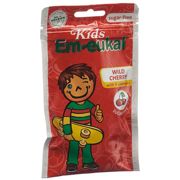SOLDAN EM-EUKAL Kids Wildkirsche zuckerfrei 75 g