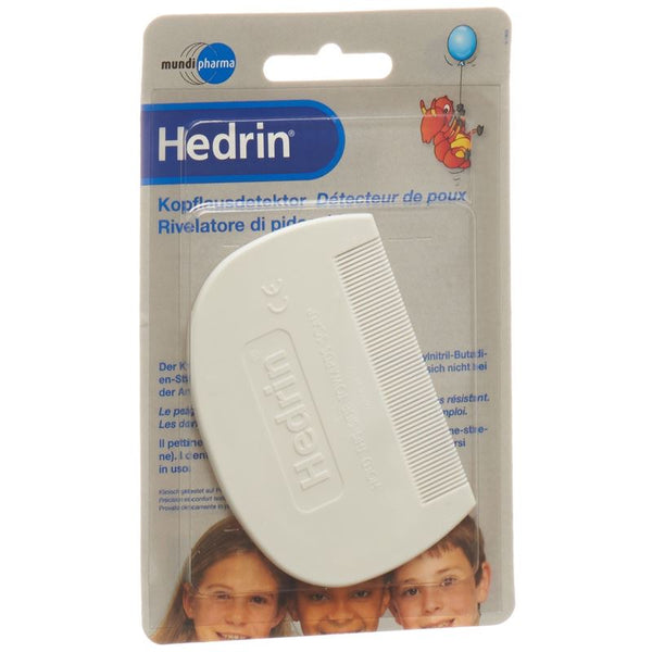 HEDRIN Kopflausdetektor aus Kunststoff Lauskamm