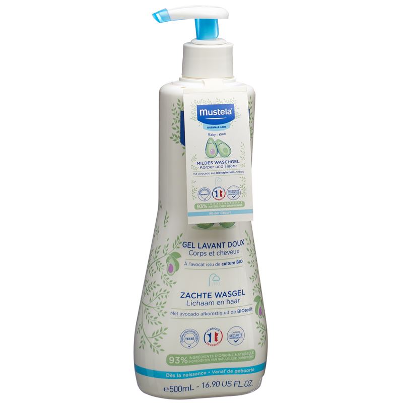 MUSTELA Mildes Waschgel normale Haut Disp 500 ml