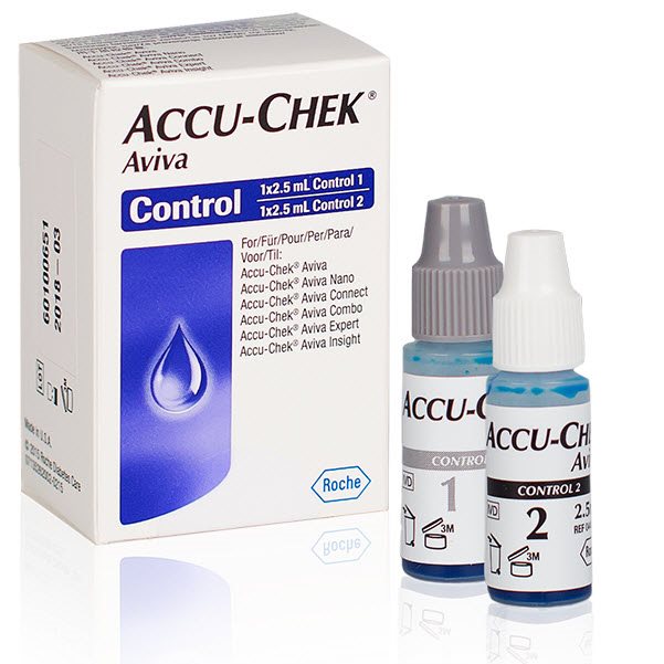 ACCU-CHEK AVIVA Kontroll-Lösung 2 x 2.5 ml