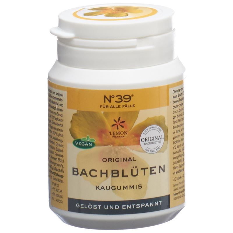 BIOLIGO Dr Bach Kaugummi Notfall Ds 60 g