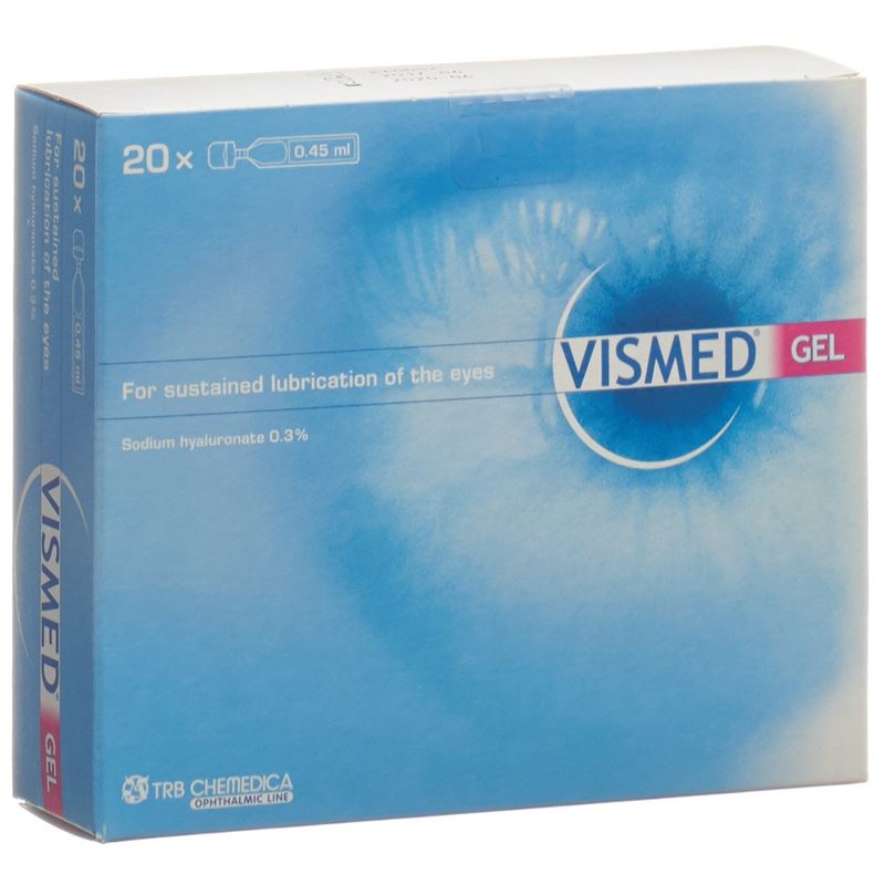 VISMED Gel 3 mg/ml Hydrogel 20 Monodos 0.45 ml