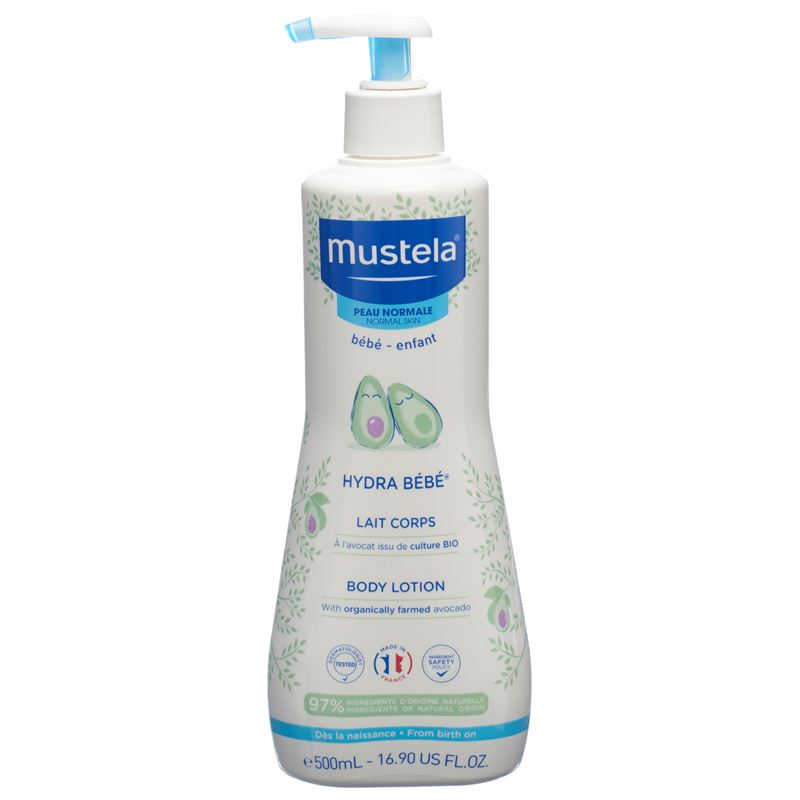 MUSTELA Hydra Bébé Körpermilch normale Haut 500 ml