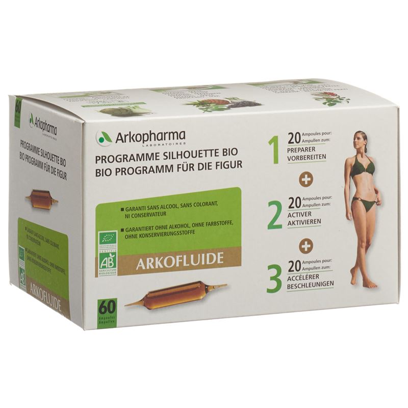 ARKOFLUIDE Trinkamp Bio Triopack 3 x 20 Stk