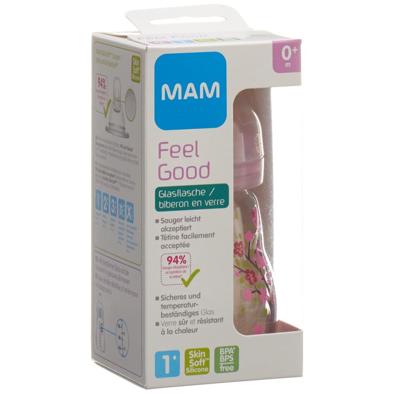 MAM Feel Good Glasflasche 170ml 0+m