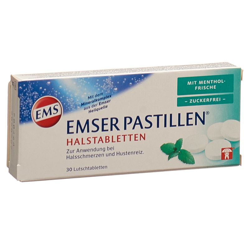 EMSER Pastillen zuckerfrei Mentholfrische 30 Stk