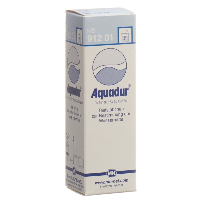 AQUADUR Wasserhärte Teststäbchen 0°d-25°d 100 Stk
