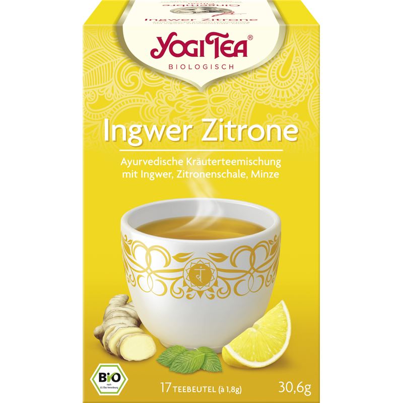 YOGI TEA Ingwer Zitrone Tee 17 Btl 1.8 g