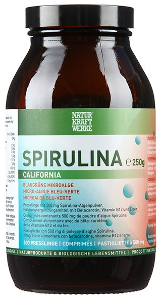 NATURKRAFTWERKE Spirulina Californ Pressl 500 Stk