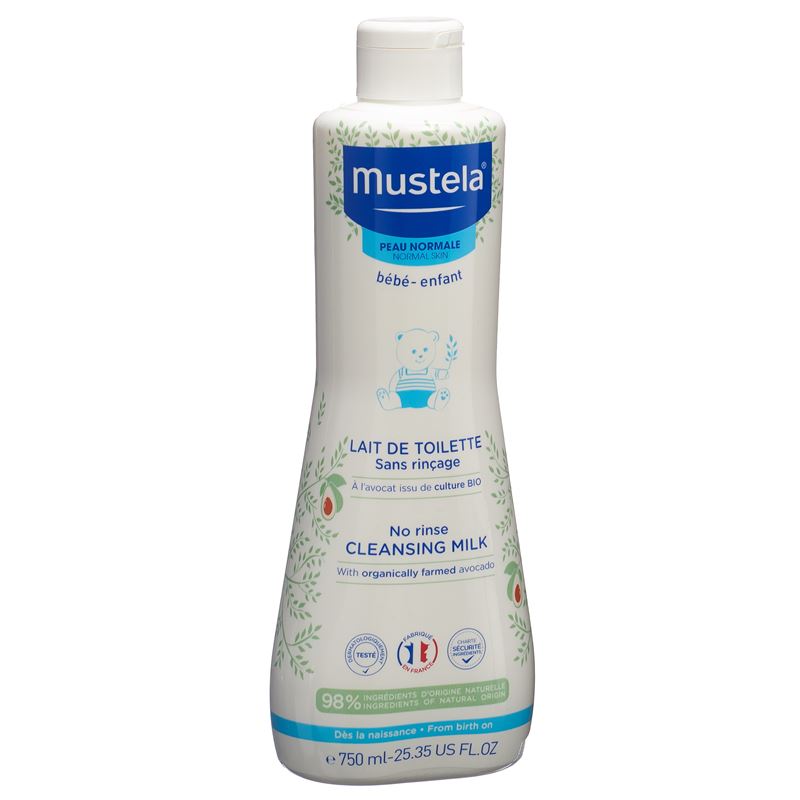 MUSTELA Reinigungsmilch norm Haut o Abspül 750 ml