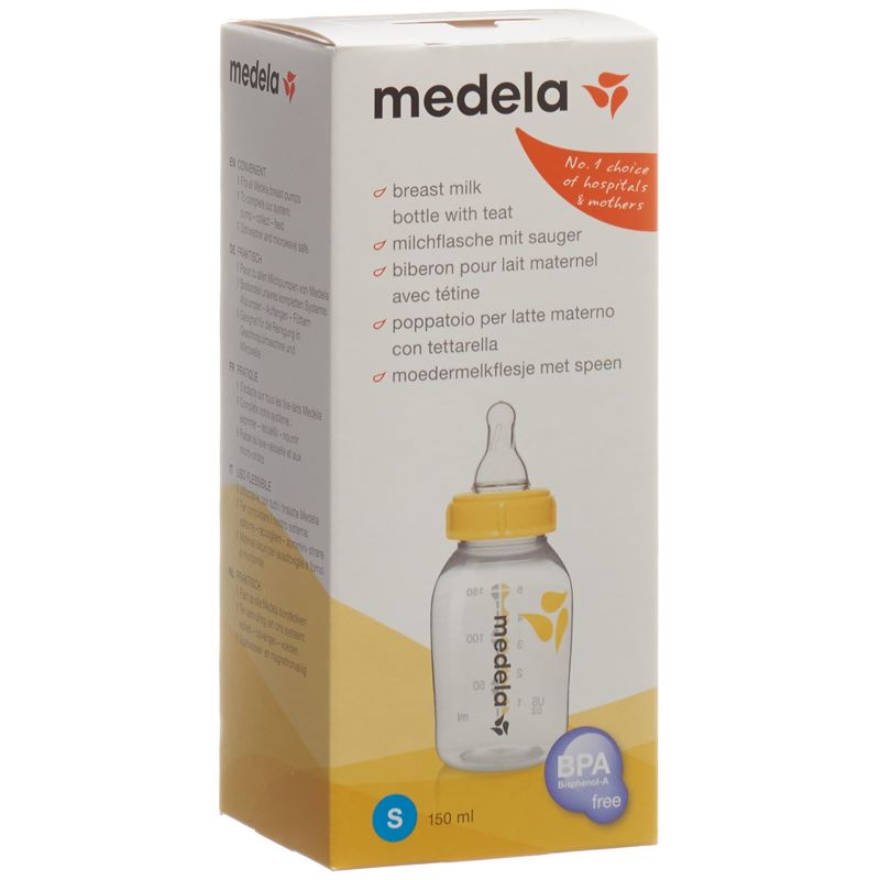 MEDELA Milchflasche 150ml mit Sauger S 0-3 Monate