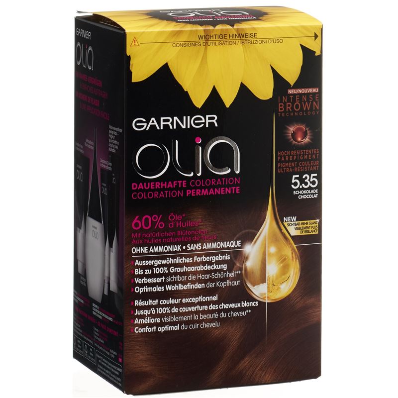 OLIA Haarfarbe 5.35 Intens Brown Schoko