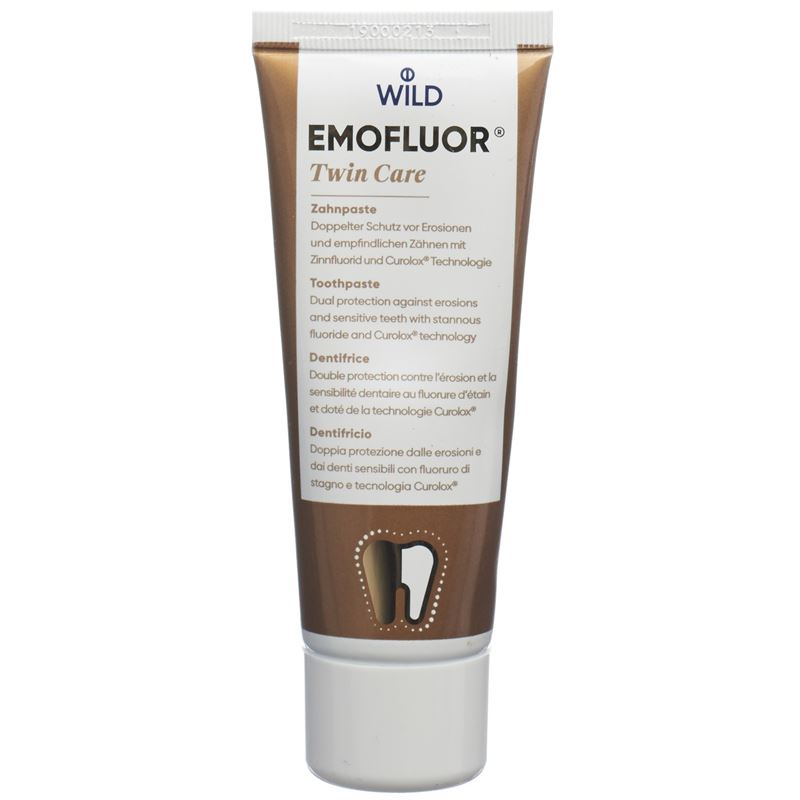 EMOFLUOR Twin Care Zahnpaste Tb 75 ml