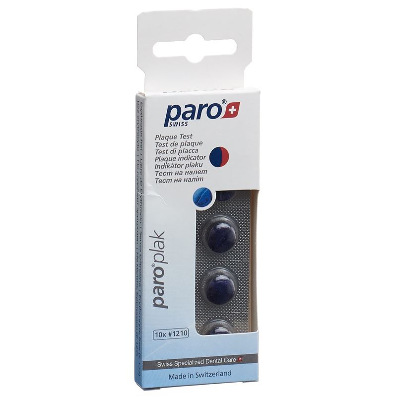 PARO PLAK 2-Farben Tabletten rot/blau 10 Stk 1210