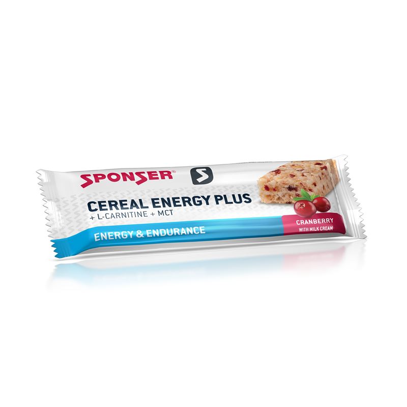 SPONSER Cereal Energy Plus Bar Cranberry 40 g