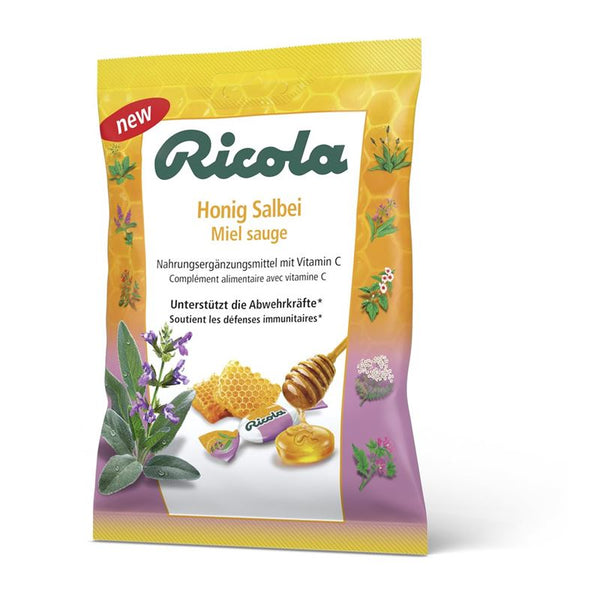 RICOLA Honig Salbei mit Zucker Btl 75 g