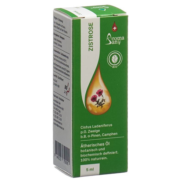 AROMASAN Zistrose Äth/Öl in Schachtel Bio 5 ml