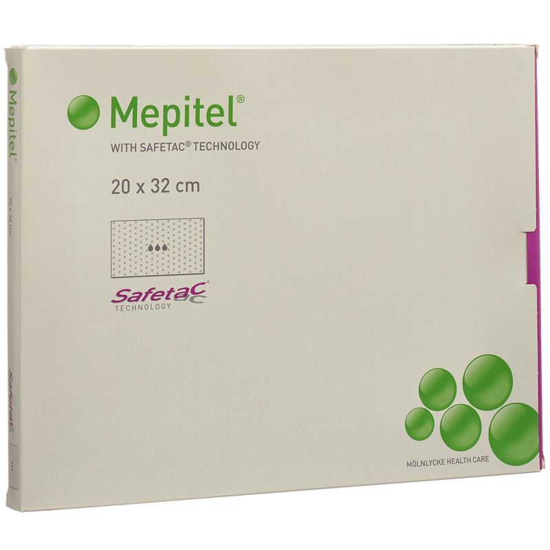 MEPITEL Wundauflage 20x32cm Silik 5 Stk