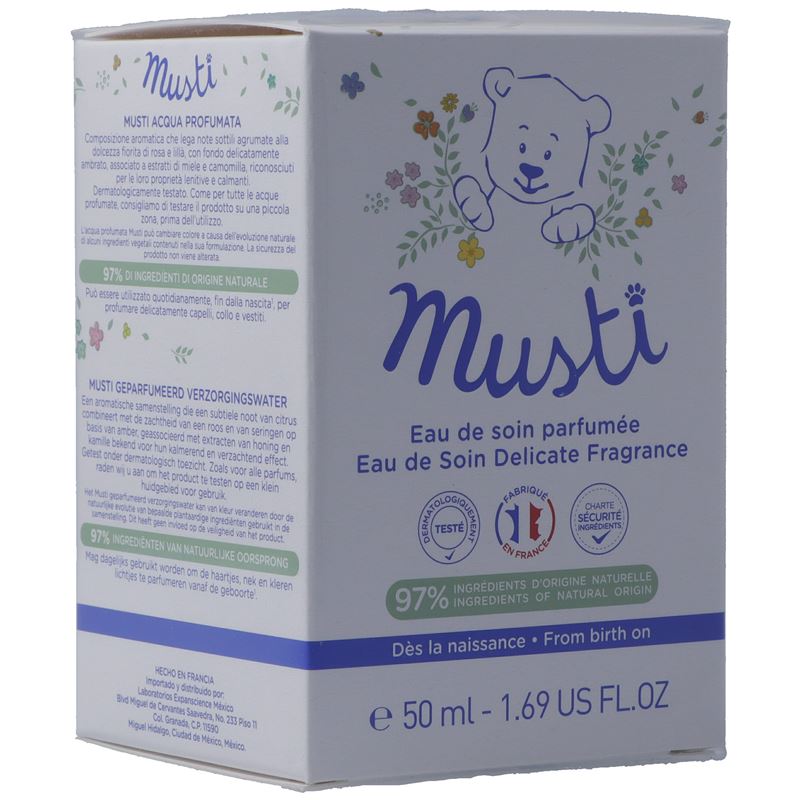 MUSTELA BB Musti Pflegewasser parfüm Vapo 50 ml