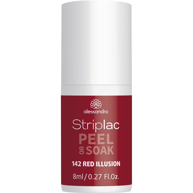 ALESSAN Striplac 2 0 Peel or Soak Red Illusion