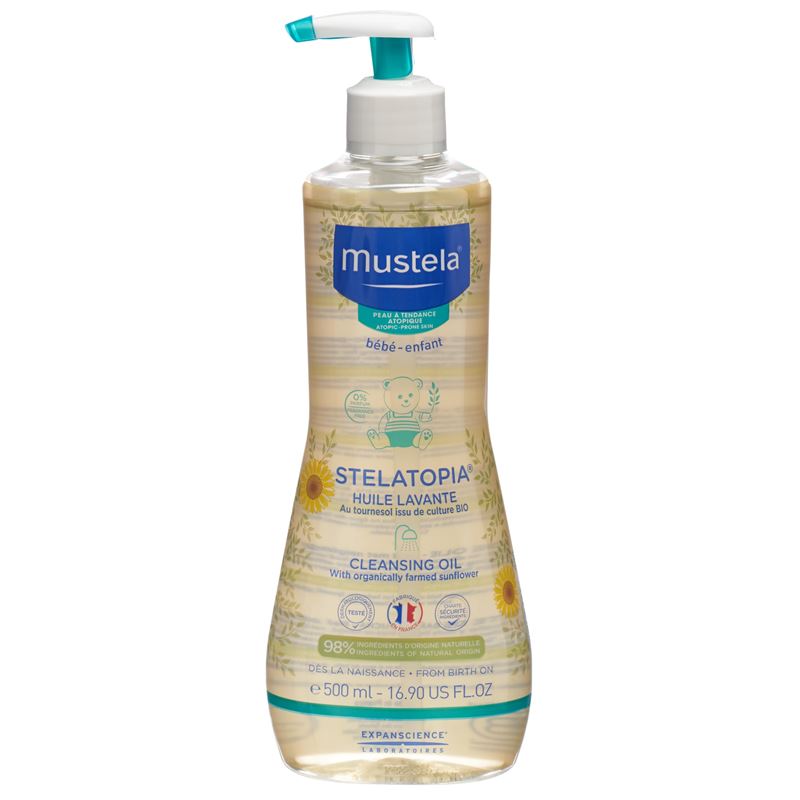 MUSTELA STELATOPIA Waschöl atopische Haut 500 ml