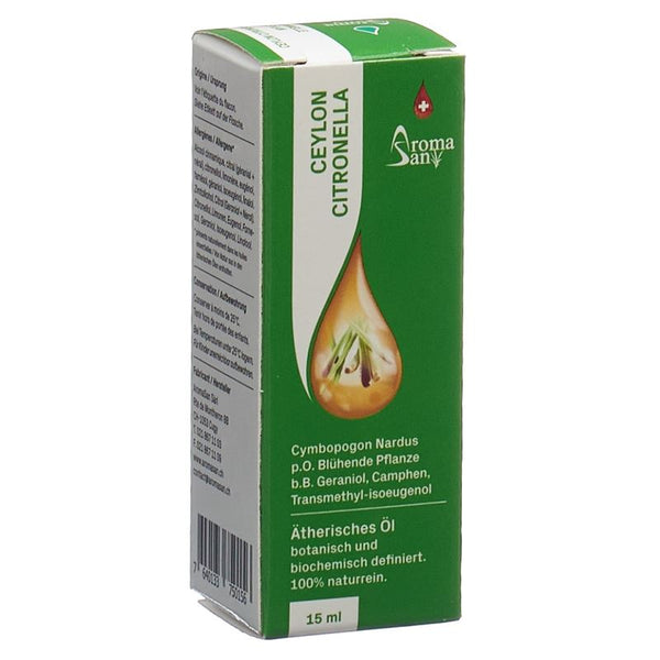 AROMASAN Citronella Äth/Öl in Schachtel Bio 15 ml