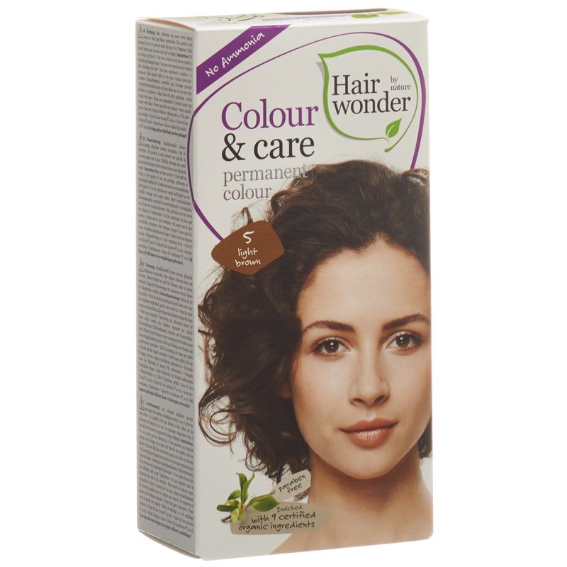 HENNA Hairwonder Colour & Care 5 hellbraun