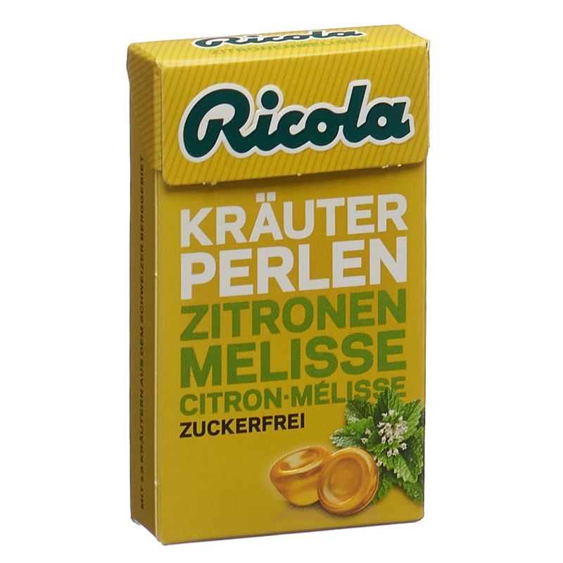 RICOLA Kräuter Perlen Zitronenm Bonbon oZ Box 25 g