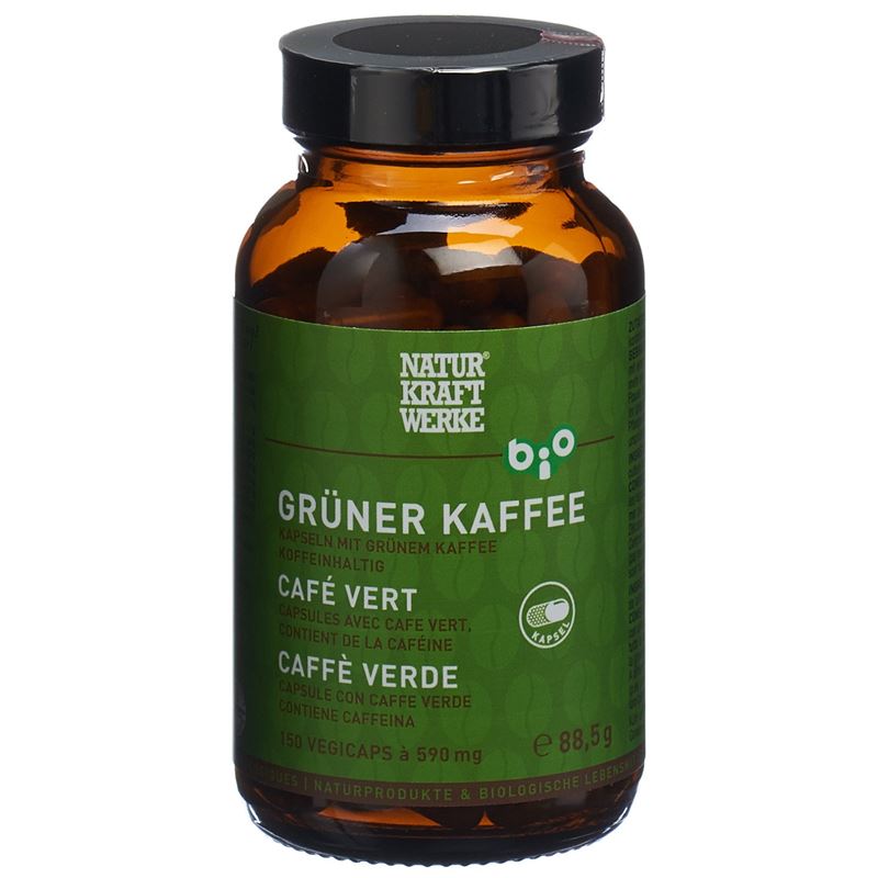 NATURKRAFTWERKE Grüner Kaffee Vegicaps Bio 150 Stk