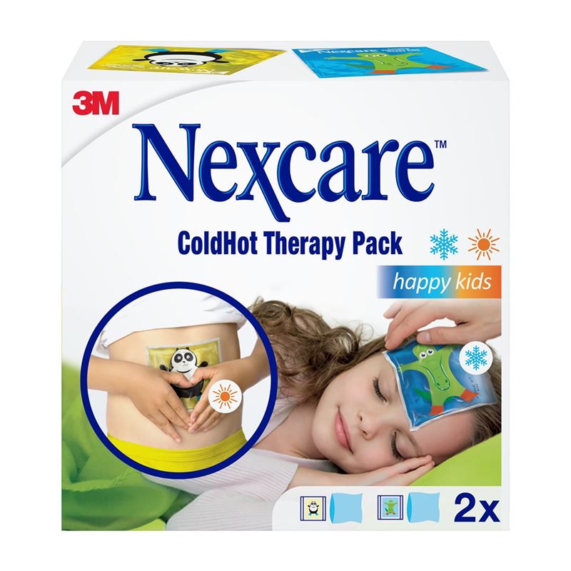 3M NEXCARE ColdHot Happy Kids 12x11cm 2 Stk