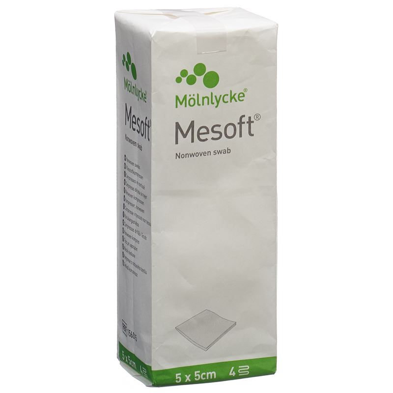 MESOFT NW Kompressen 5x5cm unst 100 Stk