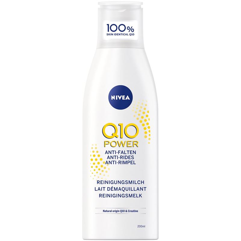 NIVEA Q10 Power Anti-Falten Reinigungsmilch 200 ml