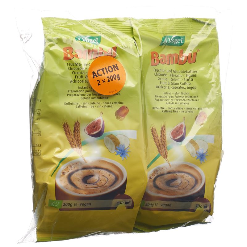 VOGEL Bambu Früchtekaffee instant refill 2 x 200 g