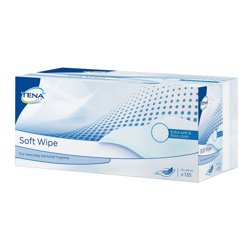 TENA Soft Wipe 30x32cm 135 Stk