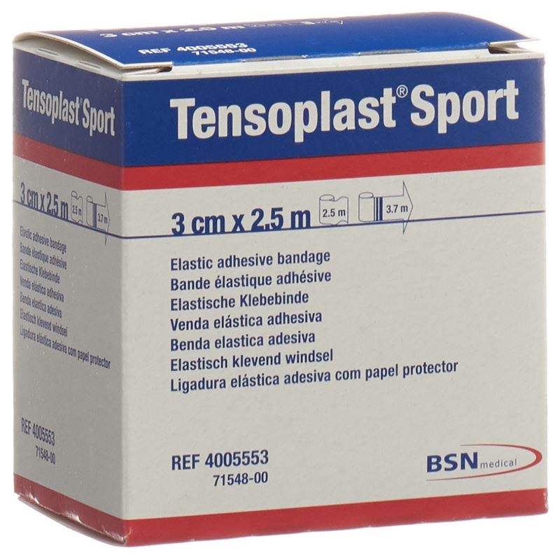 TENSOPLAST SPORT Elastisches Tape 3cmx2.5m