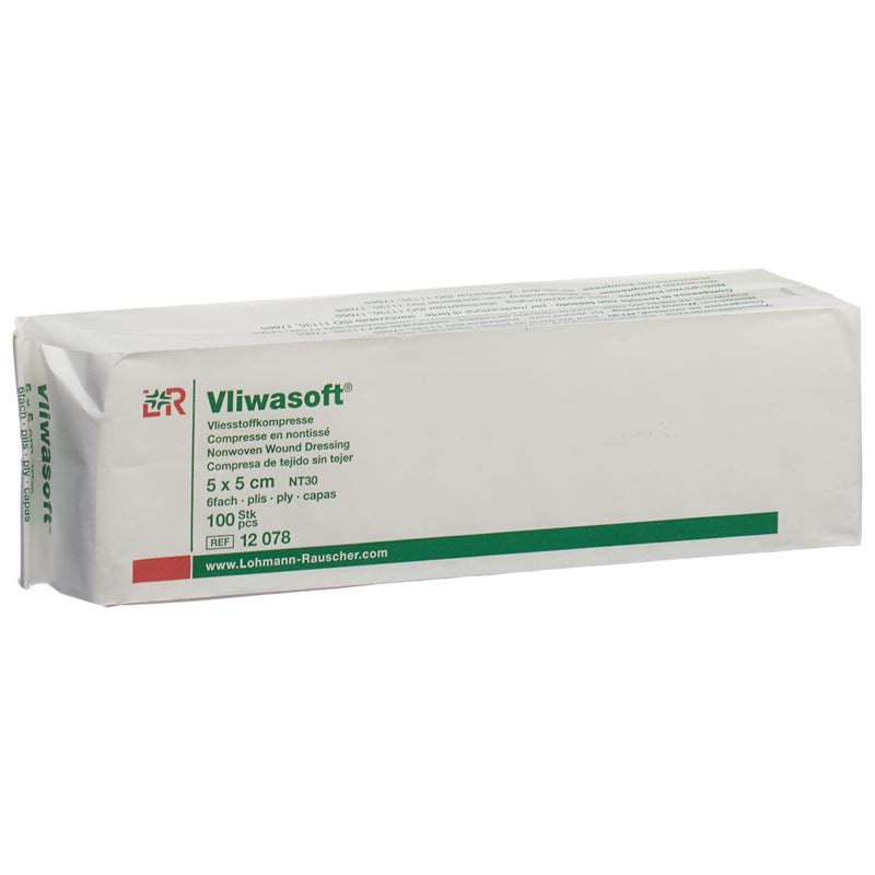 VLIWASOFT Vliesstoffko 5x5cm 6-l Btl 100 Stk