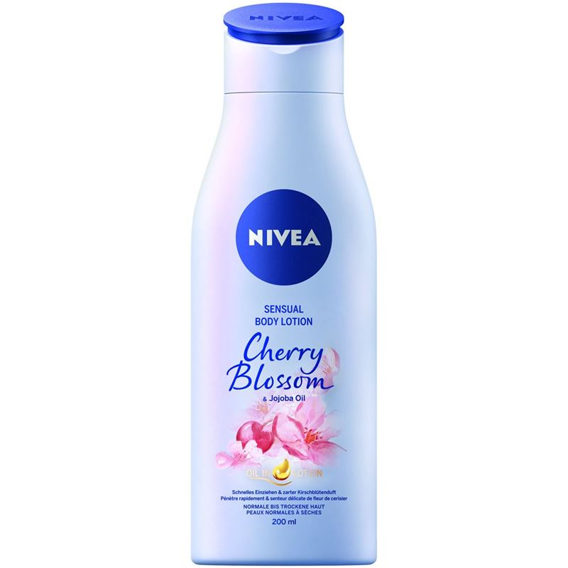 NIVEA Sensual Body Lotion Cherry&Jojoba Oil 200 ml