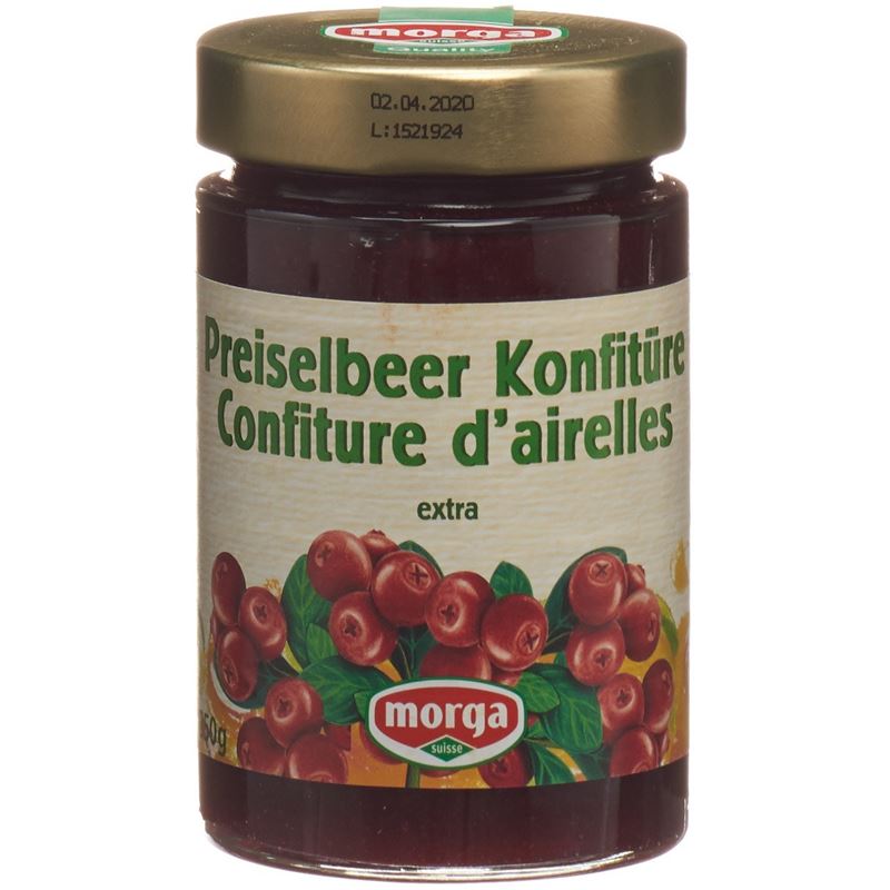 MORGA Konfitüre Preiselbeeren 350 g