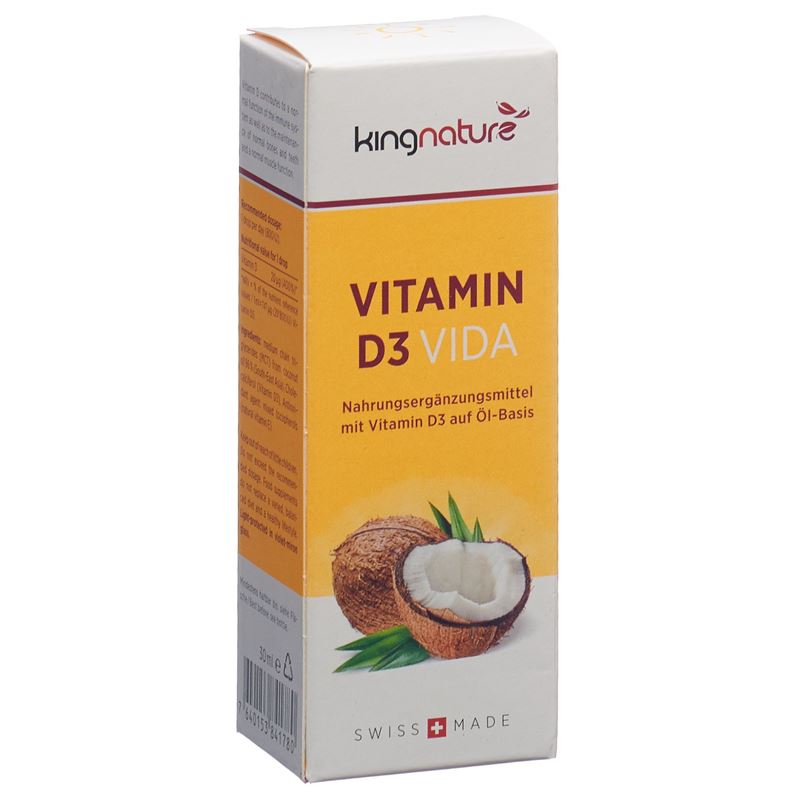 KINGNATURE Vitamin D3 Vida Fl 30 ml