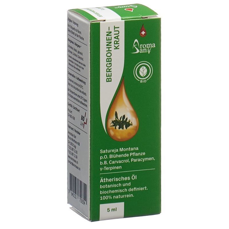 AROMASAN Bergbohnenkraut Äth/Öl Schachtel Bio 5 ml