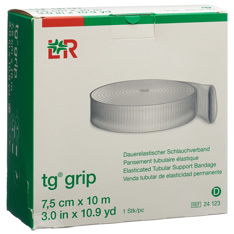 L&R tg grip Stütz-Schlauchverband 7.5cmx10m