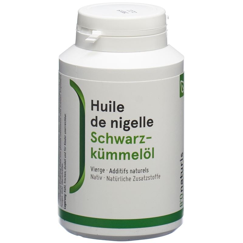 BIONATURIS Schwarzkümmelöl Kaps 500 mg 180 Stk