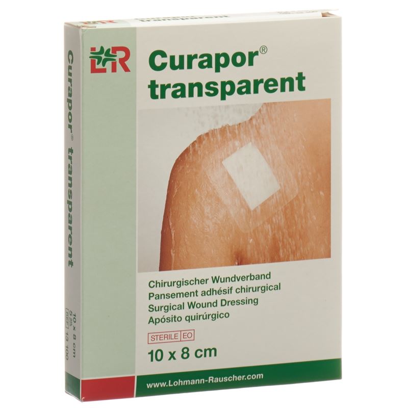 CURAPOR Wundverband 8x10cm transparent 5 Btl