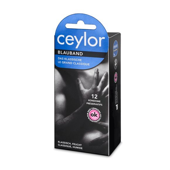 CEYLOR Blauband Präservativ mit Reservoir 12 Stk