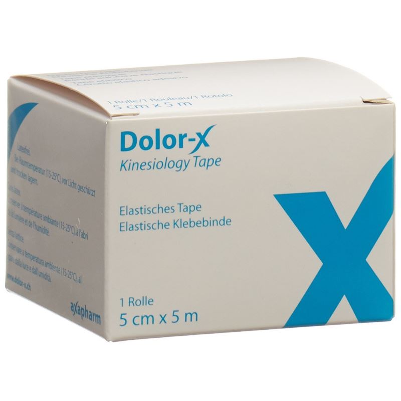 DOLOR-X Kinesiology Tape 5cmx5m blau