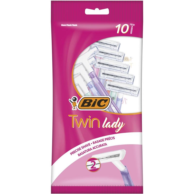 BIC Twin Lady 2-Klingenrasierer assortiert 10 Stk