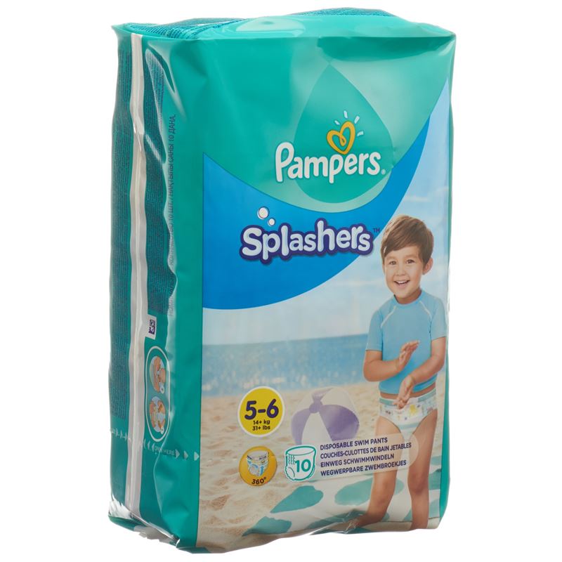 PAMPERS Splashers Gr5-6 Tragepack 10 Stk