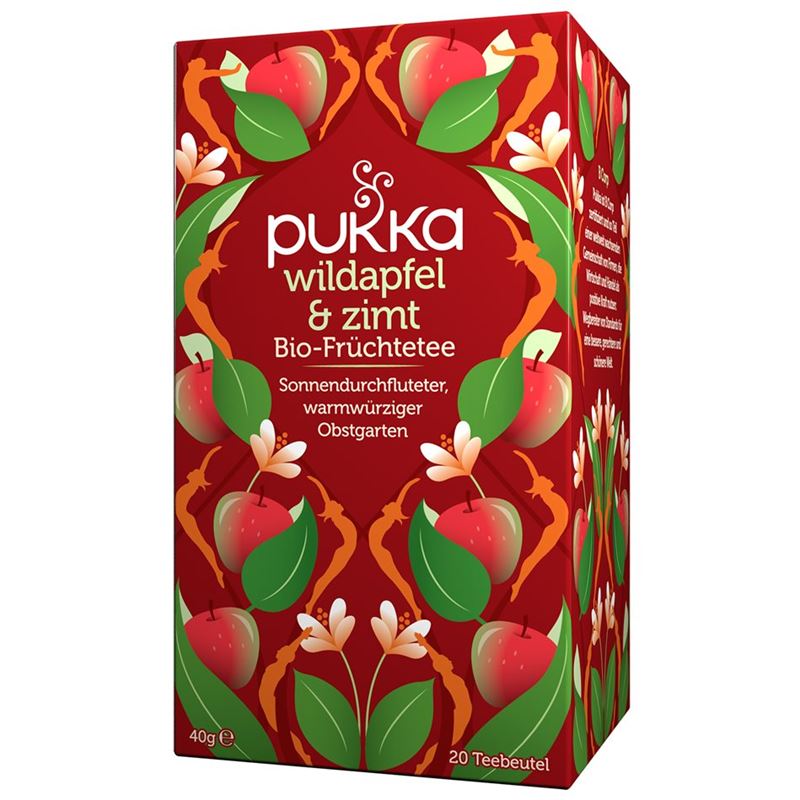 PUKKA Wildapfel & Zimt Tee Bio Btl 20 Stk